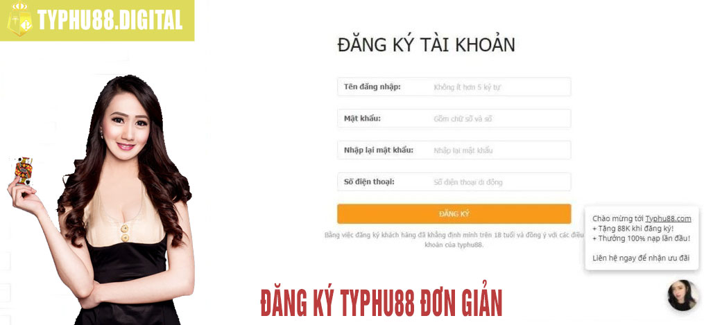 đăng ký typhu88 cực đơn giản